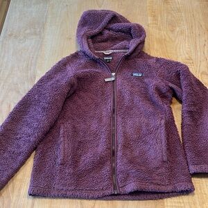 Girls Patagonia Fleece Hooded Jacket. Size Kids XL 14